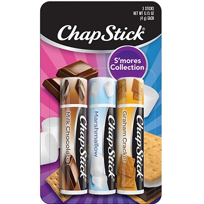 ChapStick S'mores Collection Flavored Lip Balm Tubes Variety Pack