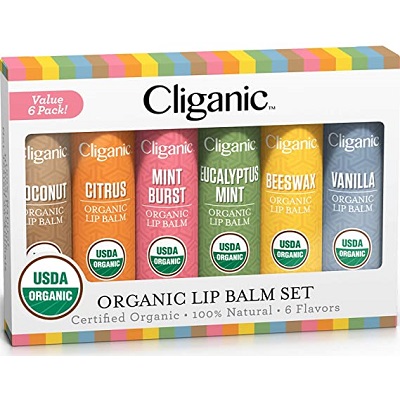 cliganic organic lip balm