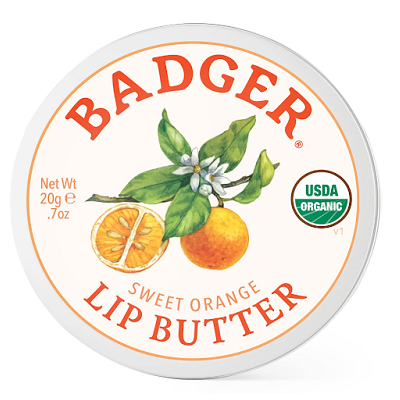 Badger Sweet Orange Lip Butter